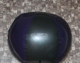 Latex balloon hood - inflatable latex mask with breathing tube
