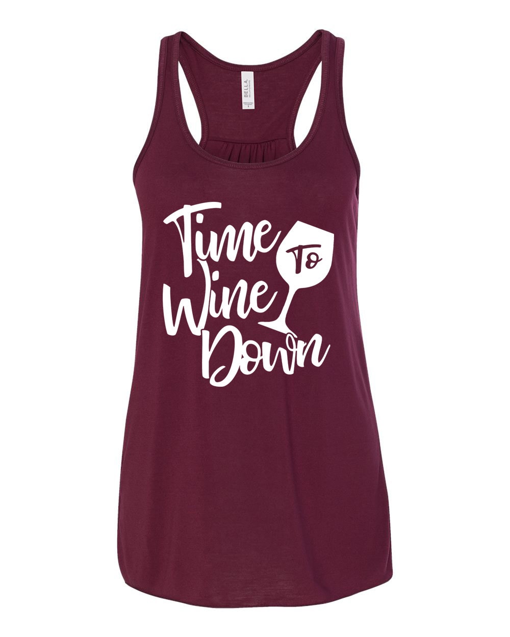 Time To Wine Down, Wine Tank, Funny Wine Shirt, Cute Wine Shirt