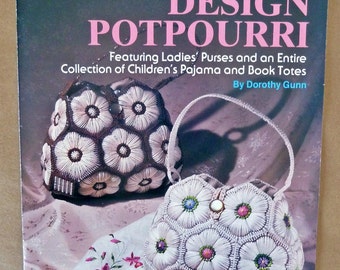 Plastic Canvas Patterns - Plastic Canvas Design Potpurri - Plastic Canvas Purses - Plastic Canvas Pajama Bags - Monogram Tissue Box Covers