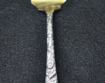 Rare TOWLE 'Arlington' Sterling Silver Multi Motif Cold Meat Fork Goldwashed