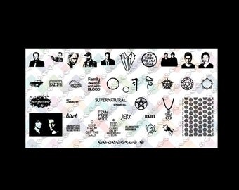 NerdNails 05 - nail stamping plate