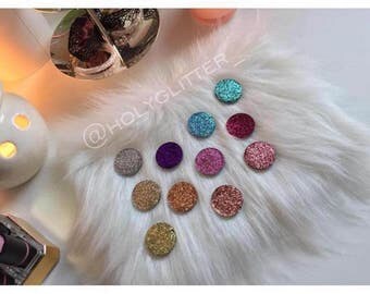 Single Pan pressed Glitter Eyeshadow HALF SIZE (26mm)