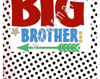 Big brother Little brother svg - brother's shirts - silhouette cameo cricut - brother svg T shirt Big brother transfer Little brother