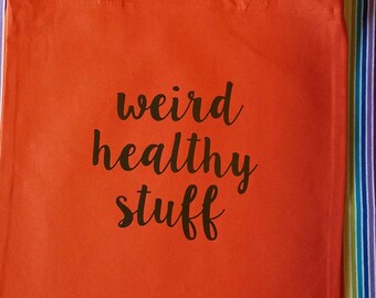 Funny Market Tote - Shopping bag - Reusable Grocery Bag - Book Bag