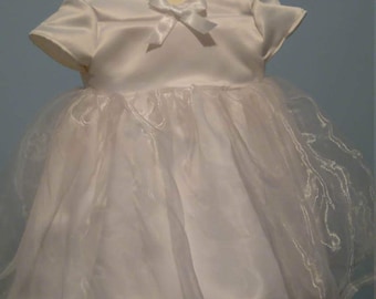 Little girls christen dress