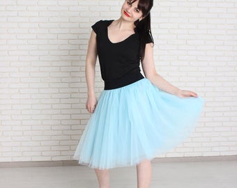 Women tulle skirt, Length tulle skirt, Tutu skirt, Carrie tulle skirt, Wedding tulle skirt.