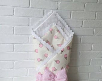 baby blanket, newborn baby blanket, baby shower girl gift, baby girl blanket, Baby Quilts Handmade