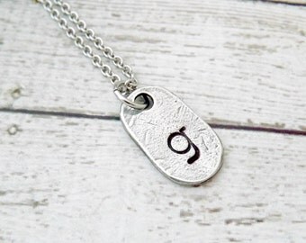 Mens necklace-mens jewelry-gift for dad-gift for husband-personalized mens necklace-mens initial necklace-mens gift- fathers day gift