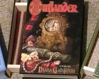 Outlander Book Box - Book Jewelry Box - Wooden Outlander Jewelry Box - Outlander Jewelry Box - Dracula Jewelry Box - Diana Gabaldon Book Box