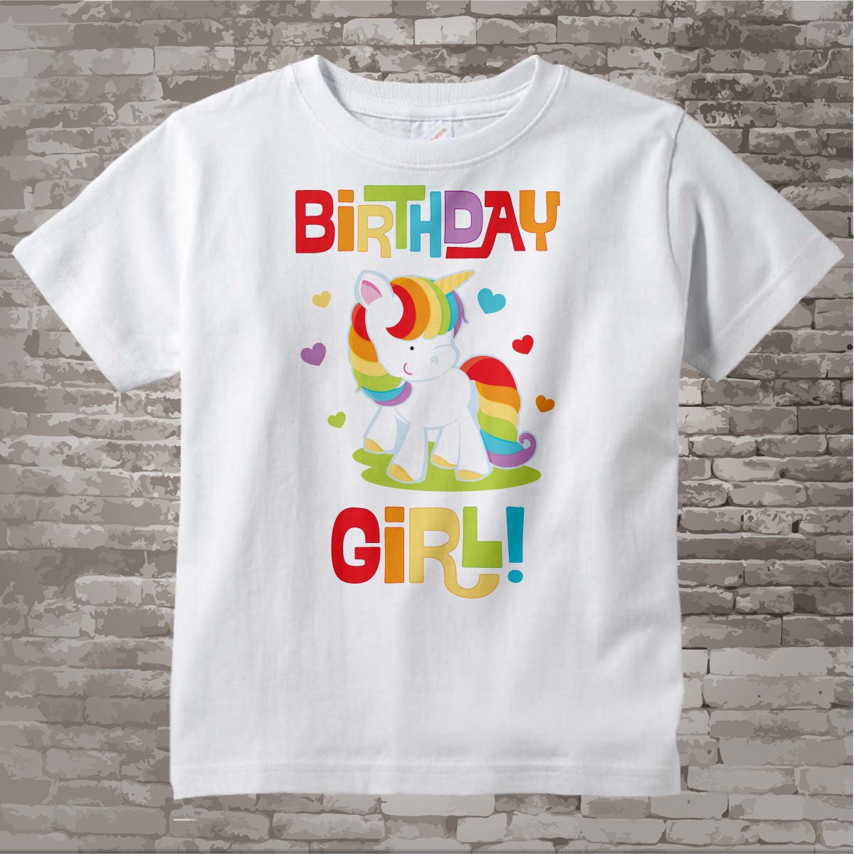 Unicorn Birthday Shirt Unicorn Birthday Outfit Birthday Girl