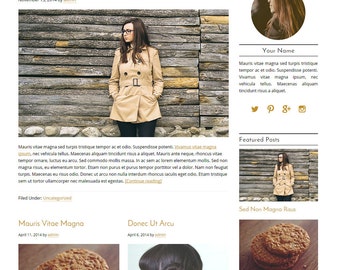 30% OFF SALE WordPress Blog Theme - Beauty WordPress Design - Blog Design - WordPress Theme - WordPress Template - Audrey