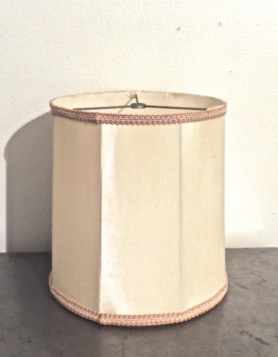 vintage barrel lampshade 1960s mid century lamp shade by mkmack