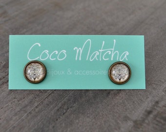 Clous d'oreilles - Stud earrings - Bohemian earrings - Bijou bohème - Nature inspired jewelry - Coco Matcha
