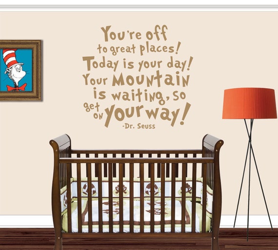 Dr Seuss Wall Decals Youre Off To Great Places Dr Seuss