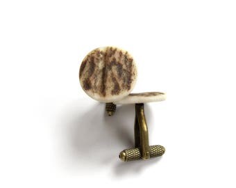 Antler Cufflinks, Rustic Wedding Cufflinks, Deer Antler Cuff Links, Antler Cuff Links, Men's Jewellery, Rustic Wedding, Woodland Wedding