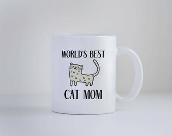 Cat Mom, Cat Mom Mug, Cat, Mug, Mother's Day, Cat Gift