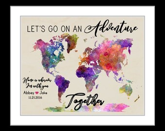 Husband gift, anniversary, push pin world map, couples travel map, gifts for him, travel map, boyfriend gift, travel decor, push pin gift