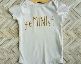 Mini Feminist Activist Baby Shirt