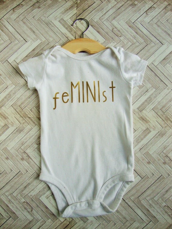Mini Feminist Activist Baby Shirt
