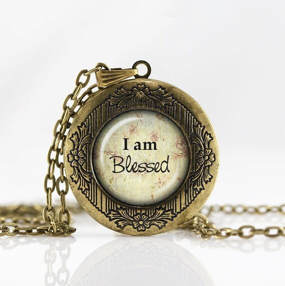Christian Locket Necklace Christian Pendant Christian Jewelry