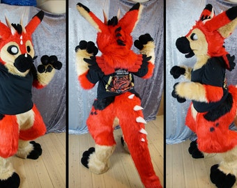 Custom Fursuit Partial commission, Toony, Any Fursona or Animal, Made to order *READ DESCRIPTION*