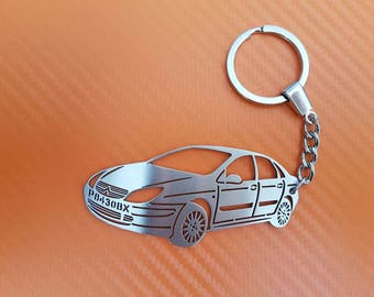 Citroen Keychain, Car Keychain, Stainless Steel Keyring, Keychain for Citroen, Custom Key chain, Personalized Keychain, Keychain for Car