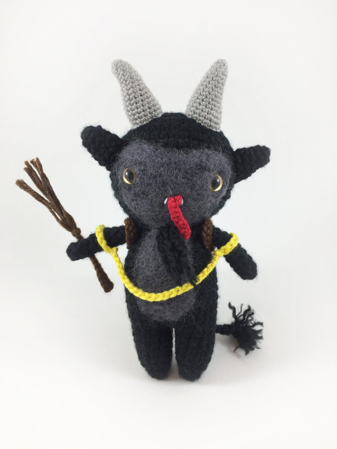 Crocheted Krampus Amigurumi Krampus Baby Krampus Scary