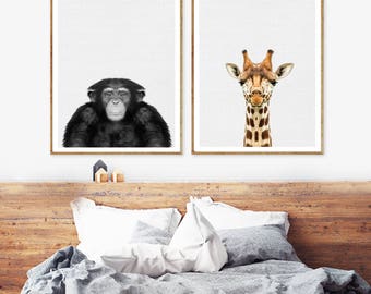 Best seller, Animal Print Art, 2 prints for 9.99, Dorm Decor, Animal Poster, Dorm Decor, Dorm Wall Art, Dorm Room, College dorm