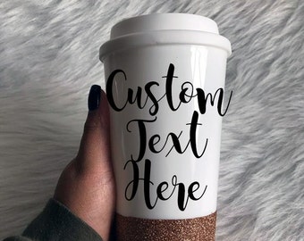 Custom Travel Mug, 16oz Coffee Mug, Design Your Own Travel Mug,Custom Travel Mug, Glitter Coffee Travel Mug ,Glitter Travel Mug, Easter gift