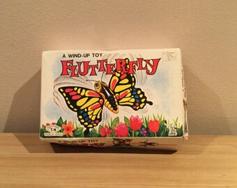 Mikuni Flutterfly Butterfly Japanese Tin Toy