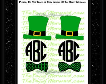 St Patricks Day Svg- St Patricks Day Monogram SVG file- St Patricks SVG Cut file- Cricut Vinyl St Patricks Day Shirt Svg- Silhouette Iron On