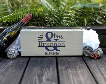 Wine Ceremony Box - Wine Box Ceremony - Wine Box For Wedding - Custom Wine Box - Gift For Couple - Engagement Gift