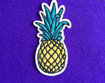Pineapple patch / fruit patches / pineapple iron on patches