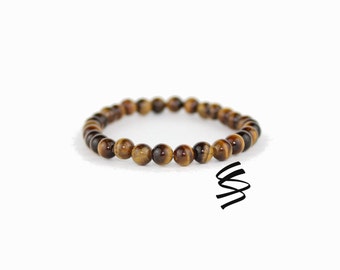 Tigers Eye Bracelet, Tigers Eye Jewelry, Natural Tigers Eye, Tiger Eye Beads, Tiger Eye Bracelet, Gemstone Bracelet, Healing Stone Bracelet