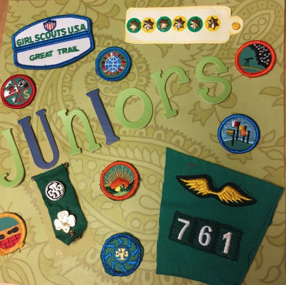 Scrapbooking: Junior Girl Scouts, 12x12 Premade Scrapbook Page