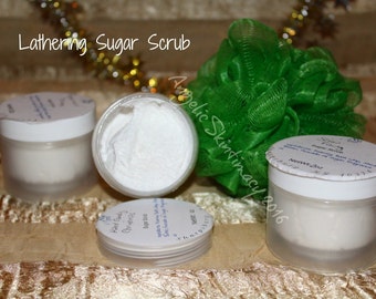 Lathering Sugar scrub 4 ounces