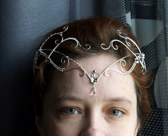 Tiara. Diadem Elven Tiara Elven Circlet Elvish Tiara