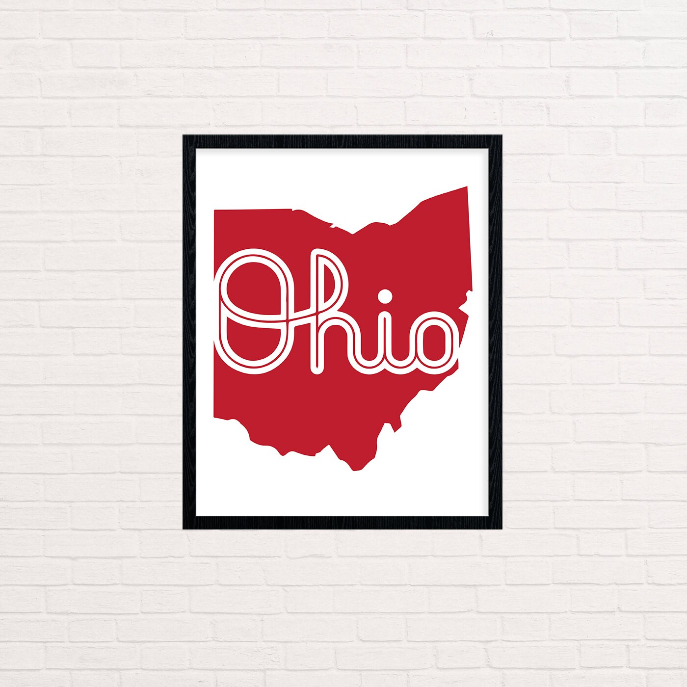 Script Ohio Printable Art Ohio State Instant Download