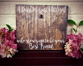 Mom Best Friend Gift, Mother's Day Gift, Picture Frame for Mom, Mom Birthday Gift, Christmas Gift for Mom