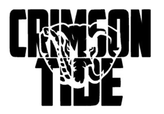 Alabama Crimson Tide Decal