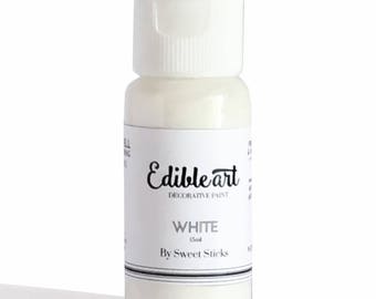 FAST SHIPPING!! White Edible Art Paint, Edible Food Color, White Food Color, Edible Water Color