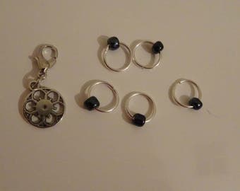 Flower Stitch markers set TamsCraftyKnits