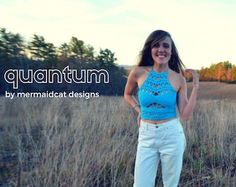 crochet crop top pattern -Quantum