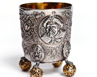 Silver Glass "Bogdan Khmelnitsky"