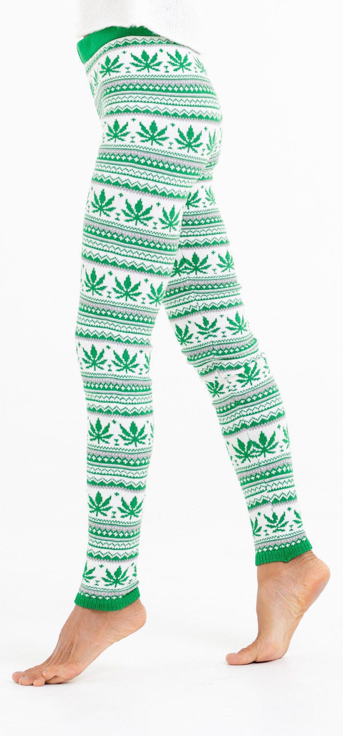 Leggings Winter Tights Stockings Knit Tights Holiday