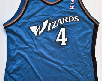 Chris Webber Washington Wizards NBA Champion basketball jersey vintage rare