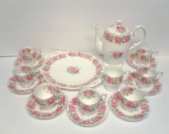 Queen Ann 'Lady Alexander Rose' Coffee Set