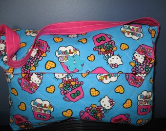 HELLO KITTY BAG Blue 13" X 9" X 2"
