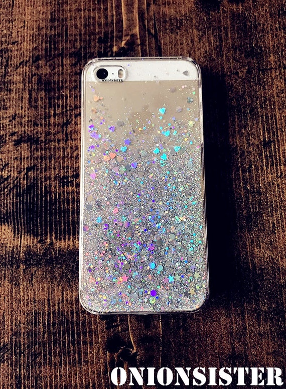 Holographic Phone Case Glitter iPhone 7 Plus Case Cute Clear