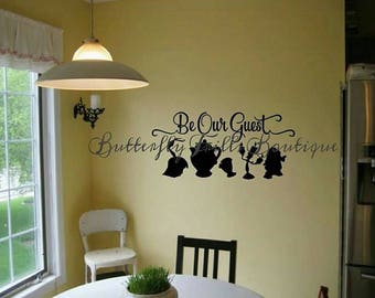 Be Our Guest Wall Decal